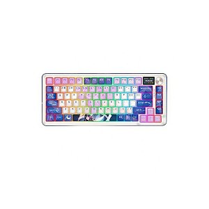 Teclado Redragon K708AK-RGB-Pro Flekact Wired/2.4G com Iluminação RGB Avançada