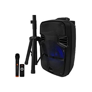 Caixa de Som Bluetooth Prosper P-1012 12 40W RMS com Rádio FM e USB - Preta