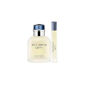 Kit de Fragrâncias D&G Light Blue Masculino 125ML - 2 Peças