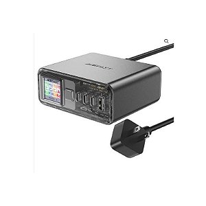Carregador Rápido Acefast Z4 PD218W 3 Portas USB-C/A - Cinza Espacial