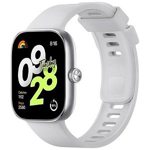 Smartwatch Xiaomi Redmi Watch 4 M2315W1 - GPS, Bluetooth, Resistente à Água, Prata