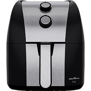 Fritadeira Elétrica Sem Óleo Britânia BFR51 5,5L 1500W Preta 220V