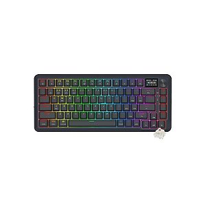 Teclado Mecânico Wireless Redragon K708-RGB-Pro com LCD e Iluminação RGB - Preto