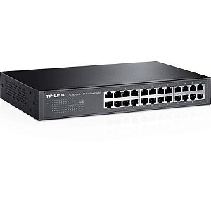 Switch Hub TP-Link 24 Portas TL-SG1024D 10/100/1000 para Rack