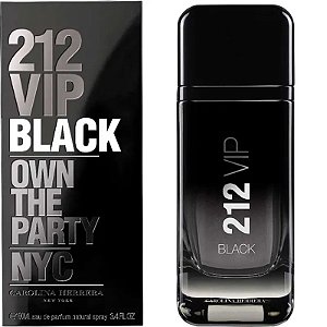 Perfume Carolina Herrera 212 Vip Black Edp 100Ml - Para Homens