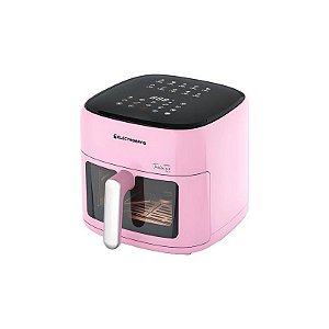 Fritadeira Air Fryer Digital Thalia TLAF-65D 1500W 6,5L Rosa - Electrobras