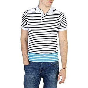 Polo M Mw0Mw01259 Preto 0 Tommy Hilfiger 902 L Branco