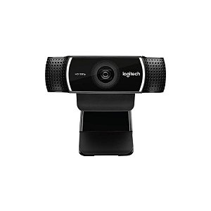 Webcam Logitech C922 Pro HD Stream 30 FPS com Microfone Integrado - Preto
