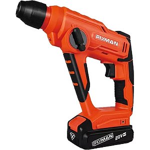 Furadeira de Impacto Profissional 20V com Martelete e Luz LED - Fixman FL109002-04