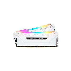 Memória RAM Corsair Vengeance Pro RGB 16GB (2x8GB) DDR4 3600MHz CMW16GX4M2D3600C18W