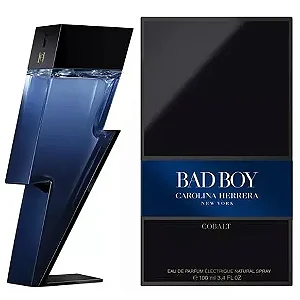Perfume Carolina Herrera Bad Boy Cobalt Edp 100Ml - Masculino - Nova Edição Exclusiva