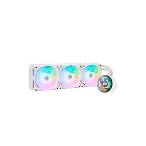 Cooler de Água para Processador Darkflash DX360 V2.6 - Branco Compatível com Intel e AMD