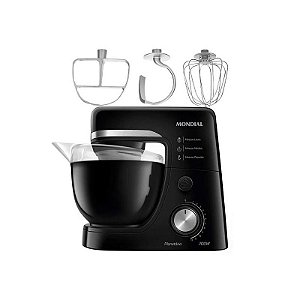 Batedeira Profissional Mondial BP-03-B 12 Velocidades 700W - Preta 220V