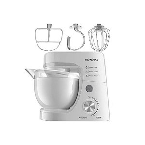 Batedeira Elétrica Mondial BP-03-W 12 Velocidades 700W - Branca 220V 50/60Hz