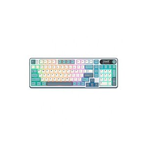 Teclado Mecânico Royal RK-S98 com Switches Cloud Light - Cor Chartreuse