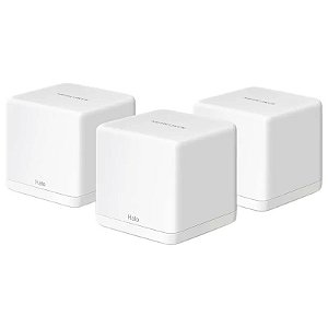 Roteador Mesh Mercusys Halo H30G Ac1300 - Kit Com 3 Unidades Para Conexão Estável