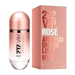 Perfume Carolina Herrera 212 Vip Rose Eau De Parfum 80Ml