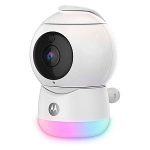 Câmera de Segurança Motorola Peekaboo-W Full HD Wi-Fi - Branco com Visão Noturna