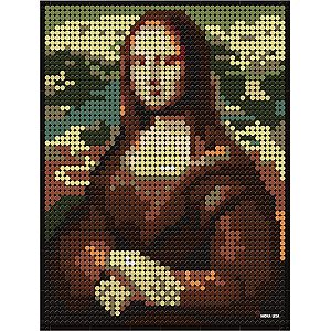 Kit de Blocos de Montagem Mona Lisa Wange - 5121 (3262 Peças)