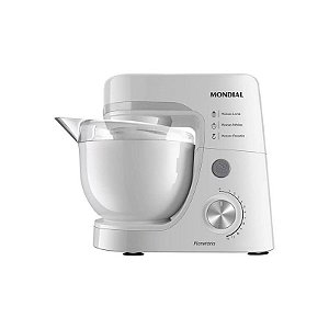 Batedeira Planetária Mondial BP-03-W 700W 4,5L 220V Branca com Design Moderno