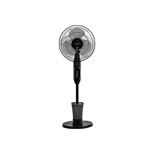 Ventilador Megastar com Umidificador 75W - Preto, 3 Velocidades, 2.8L, 110V