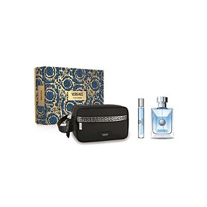 Kit de Perfume Versace Pour Homme 100ML + 10ML - Atraente e Elegante para Homens
