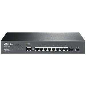Switch De Rede Gerenciável Tp-Link T2500G-10Ts - 8 Portas