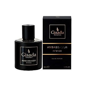 Perfume Gisada Ambassador Intense Masculino 50ML - Elegância e Sofisticação