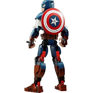 Figura de Construção Lego Capitão América Marvel - 76258 310 peças