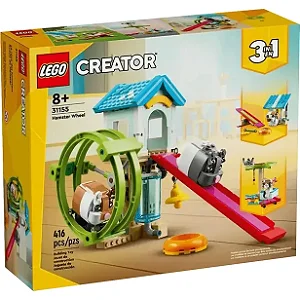 Criador Lego 3 em 1 Roda de Hamster - 31155 416 Peças