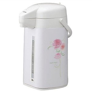 Garrafa Térmica Zojirushi 3L - Rosa Elegante Com Tecnologia Air Port