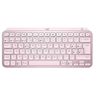 Teclado Bluetooth Logitech Mx Keys Mini 920-010478 Rosa Para Português (Brasil)