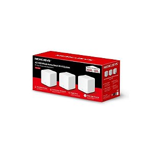 Roteador Mesh Mercusys Halo H30G Home Pack 3 Ac1300
