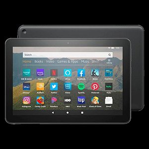 Tablet Amazon Fire HD 8 - 10ª Geração, Tela de 8, 64GB, Cor Preta