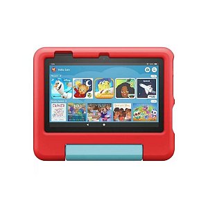 Tablet Amazon Fire 7 Kids 2022 - Wi-Fi 2/32GB com Alexa - Vermelho