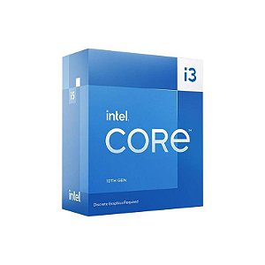 Processador Intel Core i3-13100F 4 Núcleos 8 Threads 3.4GHz/4.5GHz LGA 1700 12MB Cache
