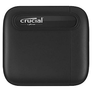 SSD Portátil Crucial X6 1TB - Velocidade de Leitura até 800 MB/s - Preto