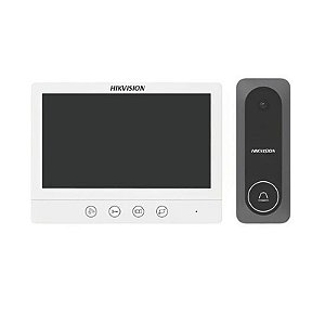Intercom Video Hikvision DS-KIS212 com Monitor e Função de Vigilância
