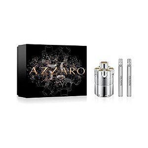 Kit Azzaro Wanted Eau de Parfum Masculino 100ml - 3 Itens Premium
