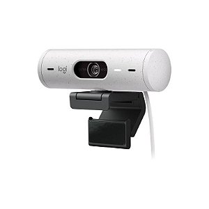 Webcam Logitech Brio 500 Full HD - Branco (Modelo 960-001426)