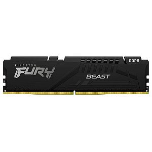 Memória RAM Kingston Fury Beast DDR5 32GB 5200MHz - Módulo Black (KF552C40BB-32)