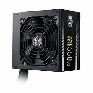Fonte Cooler Master MWE 550W 80 Plus Gold - MPE-5501-ACAAG