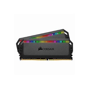 Memória RAM Corsair Dominator Platinum RGB 16GB (2x8GB) DDR4 3200MHz CMT16GX4M2Z3200C16