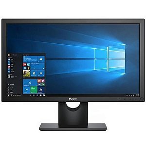 Monitor Dell E2016HV 19 LED com Conexões VGA/HD e Bivolt
