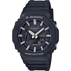 Relógio G-Shock Casio Ga-2100-1Adr Masculino - Preto Resistente À Água E Impactos