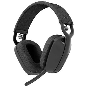 Fone Bluetooth Logitech Zone Vibe 100 - Grafite, Conforto e Som Premium