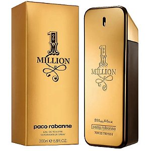 Perfume Masculino Paco Rabanne 1 Million EDT 200mL - Fragrância Luxuosa