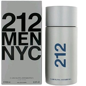 Perfume Carolina Herrera 212 Men Nyc Edt 200Ml - Eau De Toilette Masculino