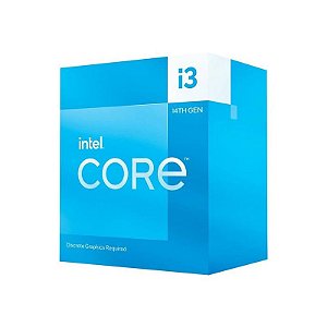 Processador Intel Core i3-14100F 14ª Geração 4.7GHz LGA 1700 12MB Caixa sem Vídeo