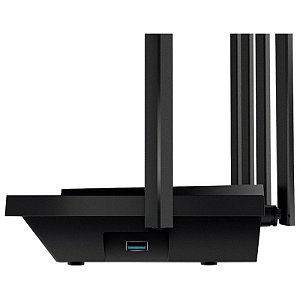 Roteador Modem Wireless Tp Link Archer Ax73 Ax5400 Wi Fi 6 Dual Band Wpa3 Preto